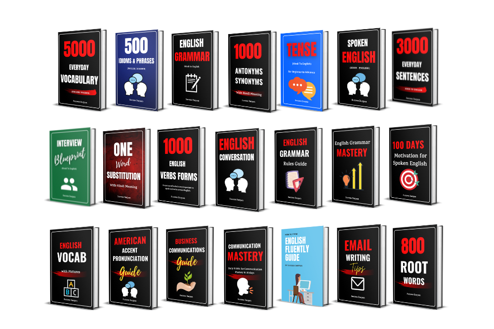 25 Spoken English E-books Full Bundle